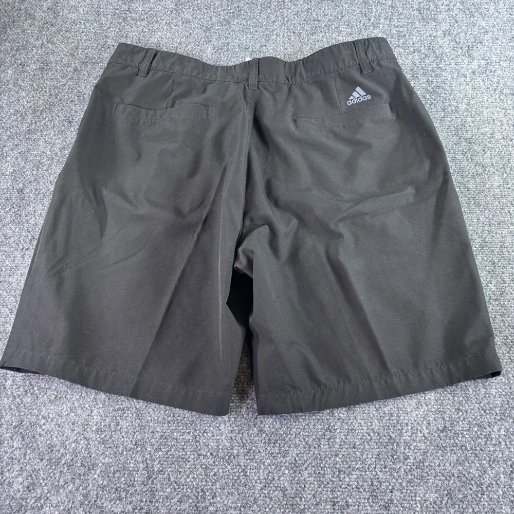 Adidas Golf Shorts Mens 36 Black Performance Stretch Moisture Wicking Athletic